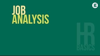 HR Basics Job Analysis [upl. by Idelson]