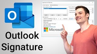 How to Add Signature in Outlook [upl. by Seton]