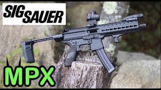 Sig Sauer MPX Pistol Caliber Carbine Test and Review  Best available 9MM PCC [upl. by Ainyt]