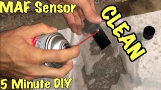 How to Clean Mass Air Flow Sensor MAF on BMW  For Smooth Idle [upl. by Gnuoy]