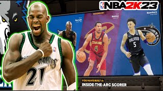 NBA 2K23 BEST TIMBERWOLVES KEVIN GARNETT BUILD [upl. by Waine]