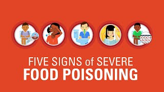 Five Signs of Severe Food Poisoning [upl. by Hsital]