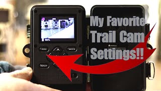 My FAVORITE Trail Camera Settings [upl. by Eimmis]