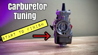 HOW TO TUNE A CARB  CARBURETOR step by step guided [upl. by Lenhard]