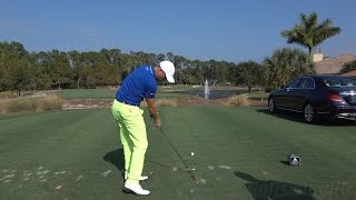 JUSTIN THOMAS 120fps SLOW MOTION DTL IRON GOLF SWING [upl. by Yoong]