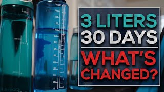 I Drank 3 Liters of Water for 30 Days [upl. by Aehtrod]