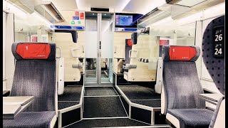 IS FIRST CLASS TRAIN WORTH IT I TRAINS IN SWITZERLAND [upl. by Annaeiluj]