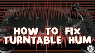 Fix Your Turntable Hum Troubleshooting Record Player Grounding Issues [upl. by Atinrev]