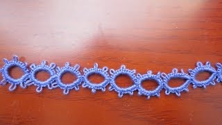 Needle Tatting Split Ring SR [upl. by Odele]