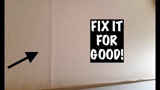 HOW TO REPAIR DRYWALL PEAKED JOINTS [upl. by Suoivatnod372]