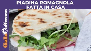 PIADINA ROMAGNOLA FATTA IN CASA [upl. by Eatnoid]