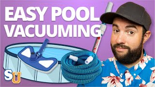 How To VACUUM A POOL Above Ground and Inground [upl. by Odragde]