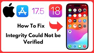 How to fix this app cannot be installed because its integrity could not be verified ios 1718 [upl. by Pascoe]