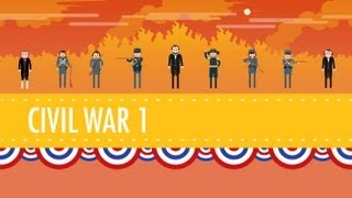 The Civil War Part I Crash Course US History 20 [upl. by Athalee]