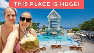 Sandals Ochi Full Tour  The Cheapest Sandals Resort [upl. by Marlen]