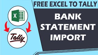 FREE EXCEL TO TALLY FOR BANK STATEMENT IMPORT [upl. by Yreved]