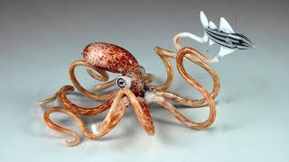 Introduction to Sculpting Borosilicate Glass  Octopus w Andrew Pollack [upl. by Baniez]