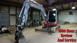 1000 Hour Review And Service On The Takeuchi TB260 [upl. by Dyolf]