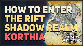 How to enter The Rift WoW Korthia Shadow Realm [upl. by Rosenwald]