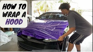 How To Wrap a Car Hood In ANY Color Detailed Beginners Guide [upl. by Adelaide355]