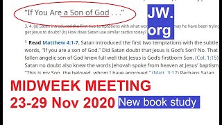 JW org Midweek Meeting 2329 Nov 2020 [upl. by Adaval]