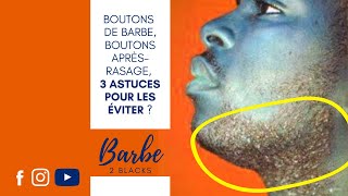 Comment éviter les boutons de barbe et les boutons après rasage [upl. by Nesyrb]