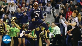 Arike Ogunbowale hits semifinals gamewinner vs UConn  2018 Final Four [upl. by Asilat33]