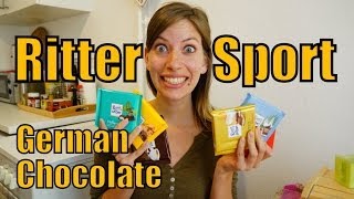 Ritter Sport  German Chocolate Taste Test [upl. by Hsakaa424]