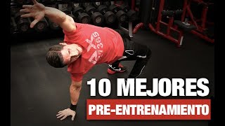 10 Mejores Ejercicios Movilidad  Flexibilidad PREENTRENAMIENTO [upl. by Jabez]