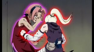 Ino Vs Sakura Examenes Chunin 60FPS [upl. by Eselrahc]