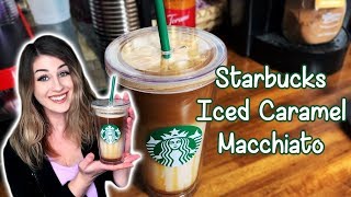 HOW TO MAKE A STARBUCKS ICED CARAMEL MACCHIATO [upl. by Renny]