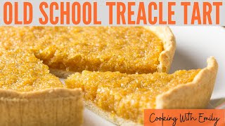 Treacle Tart Recipe  How To Make Treacle Tart Old School Pudding [upl. by Leirrad995]