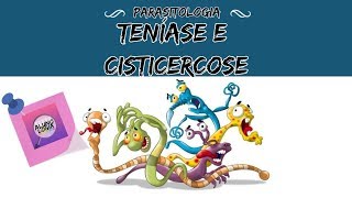 TENÍASE E CISTICERCOSE  PARASITOLOGIA 4 [upl. by Arhna118]