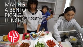 Making a Bento Picnic Lunch in Japan [upl. by Anitniuq]