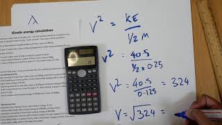 Kinetic Energy Part 3  Calculating Velocity [upl. by Katheryn706]