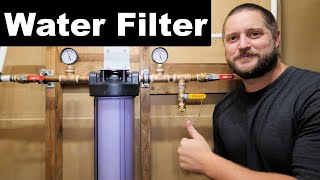 Whole House Water Filter Installation [upl. by Ragland818]