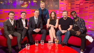 The Graham Norton Show S20E18  Tom Hiddleston Ruth Ricky Gervais Daniel Radcliffe Tinie Tempah [upl. by Wun]