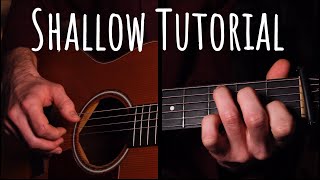 quotShallowquot Intro Guitar Tutorial  Lady Gaga and Bradley Cooper [upl. by Lamak693]