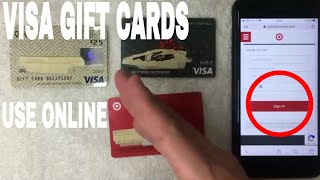 ✅ How To Use Visa Gift Cards Online 🔴 [upl. by Cirdec739]