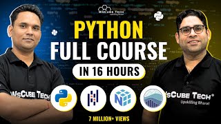 PYTHON Full Course for Beginners in 16 Hour with Projects  Questions  Learn Python Tutorial [upl. by Rebecka827]