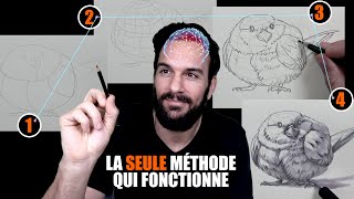 APPRENDRE À DESSINER LA SEULE MÉTHODE QUI FONCTIONNE [upl. by Olnton159]