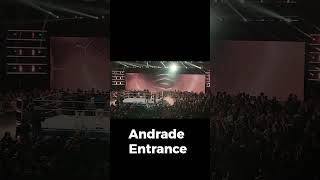 Andrade WWE Entrance [upl. by Notsirhc545]