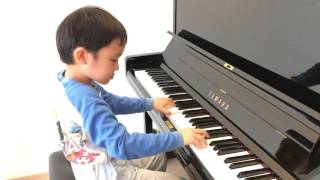 Turkish March Sonata in A K331 Alla Turca of Mozart 莫扎特 土耳其進行曲 by Jonah Ho age 6 [upl. by Coridon895]