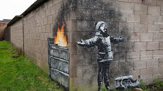 Banksys Street Art [upl. by Hurlow]