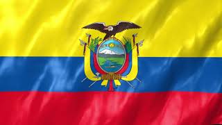 Bandera de Ecuador  Flag of Ecuador [upl. by Nolak780]