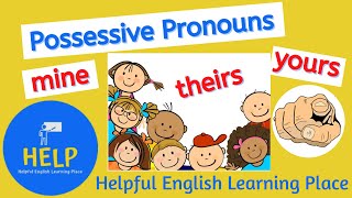 Possessive Pronouns and Subject Pronouns  ESL Grammar [upl. by Sergent]