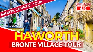 HAWORTH  Full tour of HAWORTH Village BRONTE COUNTRY England  4K Walking Tour [upl. by Gnues]