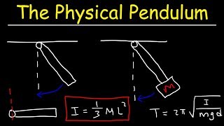 Physical Pendulum Problems  Moment of Inertia  Physics [upl. by Hanni885]