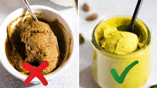 2 SECRETS to bright green PISTACHIO PASTE from scratch [upl. by Lavoie]