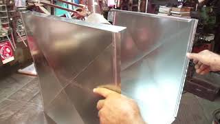 Furnace Return Air Plenum Fabrication [upl. by Enaj]